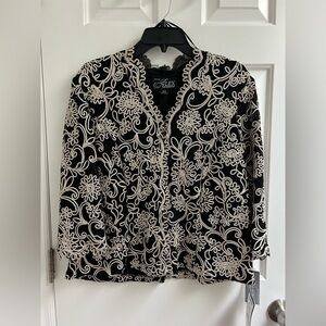 Alex Evenings black lace top